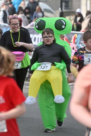 Plenty of participants donned fancy dress