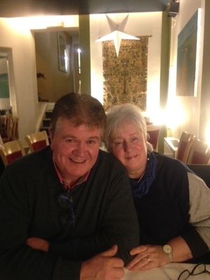 Tommy Manns with his beloved wife Rose