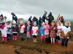 Supporting image for story: Classmates scale The Wrekin to support cancer fundraiser for Dulcie, 5