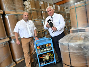 Supporting image for story: Leader makes business visit to firm heading for centenary