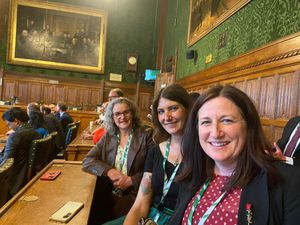 Julia Buckley joined by colleagues, including Stourbridge MP Cat Eccles, for their first meeting with the whips.