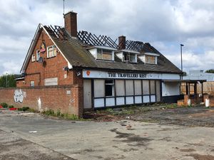 Supporting image for story: Severe fire at derelict pub treated as arson amid fears of people inside
