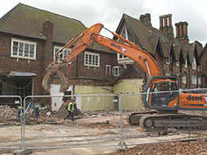 Supporting image for story: Bulldozers move in at Baswich