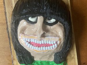 Supporting image for story: Man creates ‘crazy’ Claudia Winkleman caricature cake