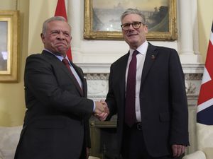 Prime Minister Sir Keir Starmer and King Abdullah II of Jordan (Frank Augstein/PA)