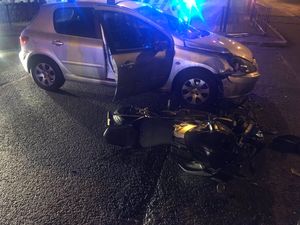 Supporting image for story: Motorcyclist injured after crash with car in Walsall
