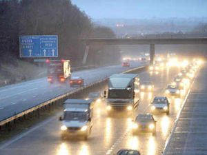 Supporting image for story: Strong gales batter Shropshire with roads flooded