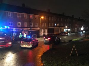 A part of Childs Avenue was cordoned off on Saturday night