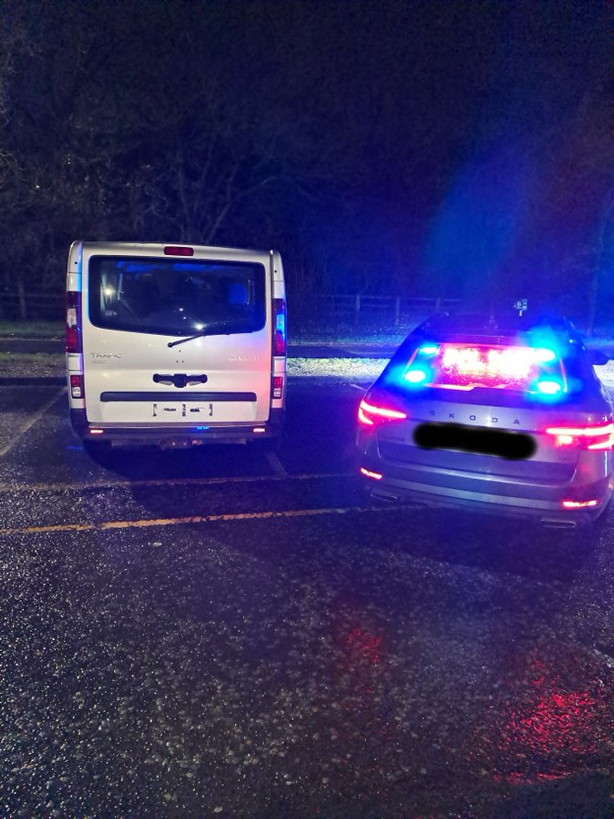 Drugs, knives and baton confiscated from van as five arrested following M6 service station sting