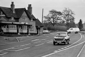 Supporting image for story: 'Call for West Midlands velodrome to support growing community activities' - Your Letters and a picture of the Royal Oak crossroads captured in 1972