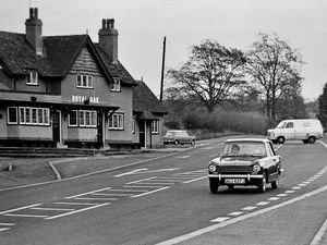 Supporting image for story: 'Call for West Midlands velodrome to support growing community activities' - Your Letters and a picture of the Royal Oak crossroads captured in 1972