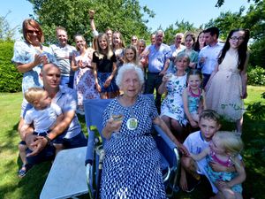 Supporting image for story: 100th birthday celebrations for Edna who met love of life thanks to POW connection