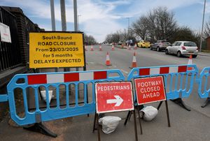 There were major delays on Rose Hill, Willenhall on Monday morning due to the southbound road closure as work continues on building the new Willenhall train station. 
Delays are expected for five months.