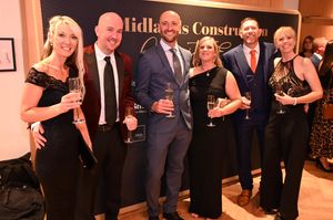 The team from Long Range Spar at the Midlands Construction Charity Event at The Belfry