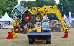 Dancing JCB diggers