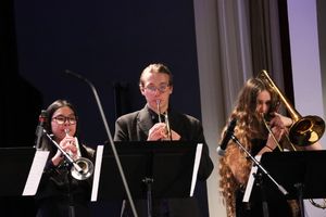 Brass section.