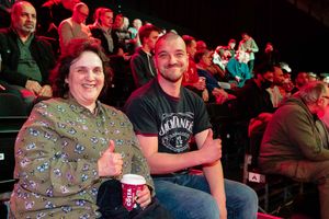 Anne Thomson and Mark Westbury were looking forward to a night of action
