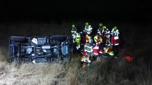 There was a multi-agency response after the crash at the Claerwen Reservoir. (Image: MAWW Fire And Rescue Service)