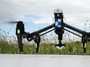 Supporting image for story: Insurance companies are turning to drones to help assess housing damage