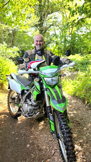 Steve Griffiths in training for the trek