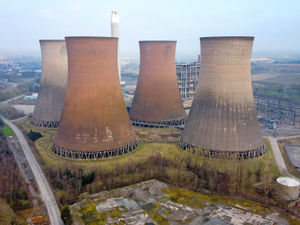 Supporting image for story: Rugeley Power Station demolition paused by coronavirus