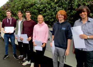 Students from King Edward VI High School, in Stafford