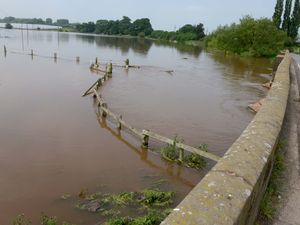 The River Penk has flooded in the past and is predicted to flood low-lying areas