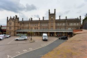 A quiet Shrewsbury train station