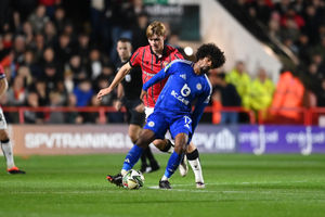 Walsall v Leicester match action (pic Owen Russell)