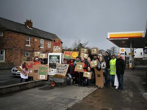 Supporting image for story: Shropshire anti-Shell protest