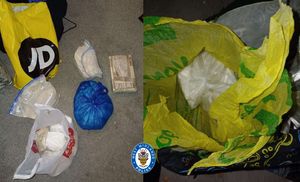 Drugs worth over £300,000 were found