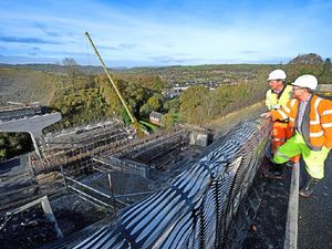 Supporting image for story: Newtown bypass: Shape of things to come as work passes halfway stage - with pictures and video
