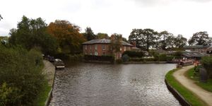 The Canal buildings and yard in Ellesmere 