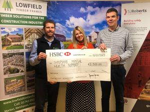 Supporting image for story: Money for Shropshire Mental Health charity after colleagues take part in a series of challenges