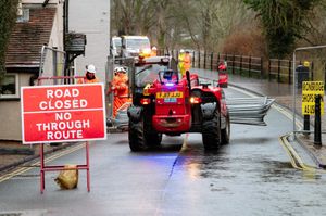 Barriers being put in place at Ironbridge