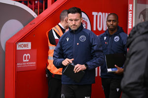 Walsall boss Mat Sadler. (Image by Owen Russell)