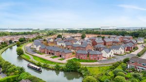 BM - 004 - Birdseye view of the Waterside housing development