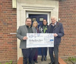 Supporting image for story: Stourbridge hospice receives early Christmas gift