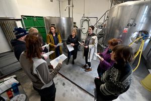 Hobsons Brewery in Cleobury Mortimer and to celebrate International Women's Day the women have taken over the brewery to make there own special brew: Six Sirens.