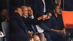 Cameron was criticised for this selfie with Obama