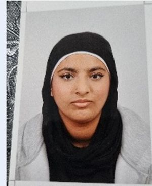 Karimah was last seen just before 7.30pm on Thursday. Photo: Sandwell Police