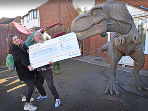 Supporting image for story: T-Rex and gorilla help raise a monster £1,000 for Acorns charity