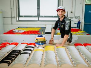 Supporting image for story: Shane swaps Formula 3 racing car for PPE delivery van