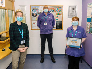 Supporting image for story: Pharmacist is named health hero at Oswestry's Orthopaedic Hospital