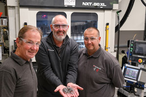 L-R: David Chapman, Rowan Crozier and Stuart Berry (Brandauer)