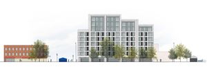 Artist's impression of proposed apartments. Photo: Zebra Architects