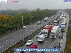 Supporting image for story: Lanes reopen on M6 southbound after earlier closures caused by broken down lorry