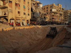 Supporting image for story: Red Cross receives remains of another hostage returned to Israel from Gaza