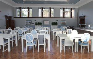 Residents at Neuadd Maldwyn are provided with a daily nutritious lunch in the beautiful dining room. Picture: ClwydAlyn
