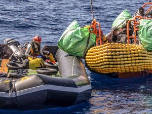 Supporting image for story: Mediterranean rescue survivors say 60 people died on trip from Libya – charity